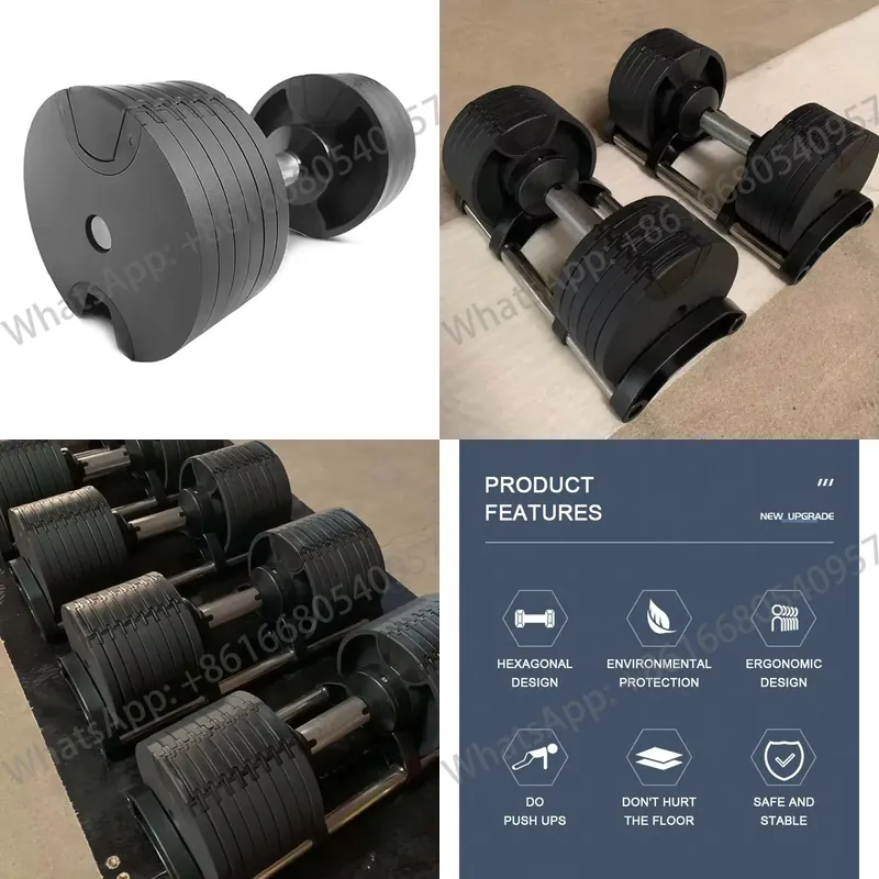 Dumbbell Set - 2.5-80KGウェイトダンベルセット高品質塗装フィットネス調整可能ダンベル（ボックス付き）