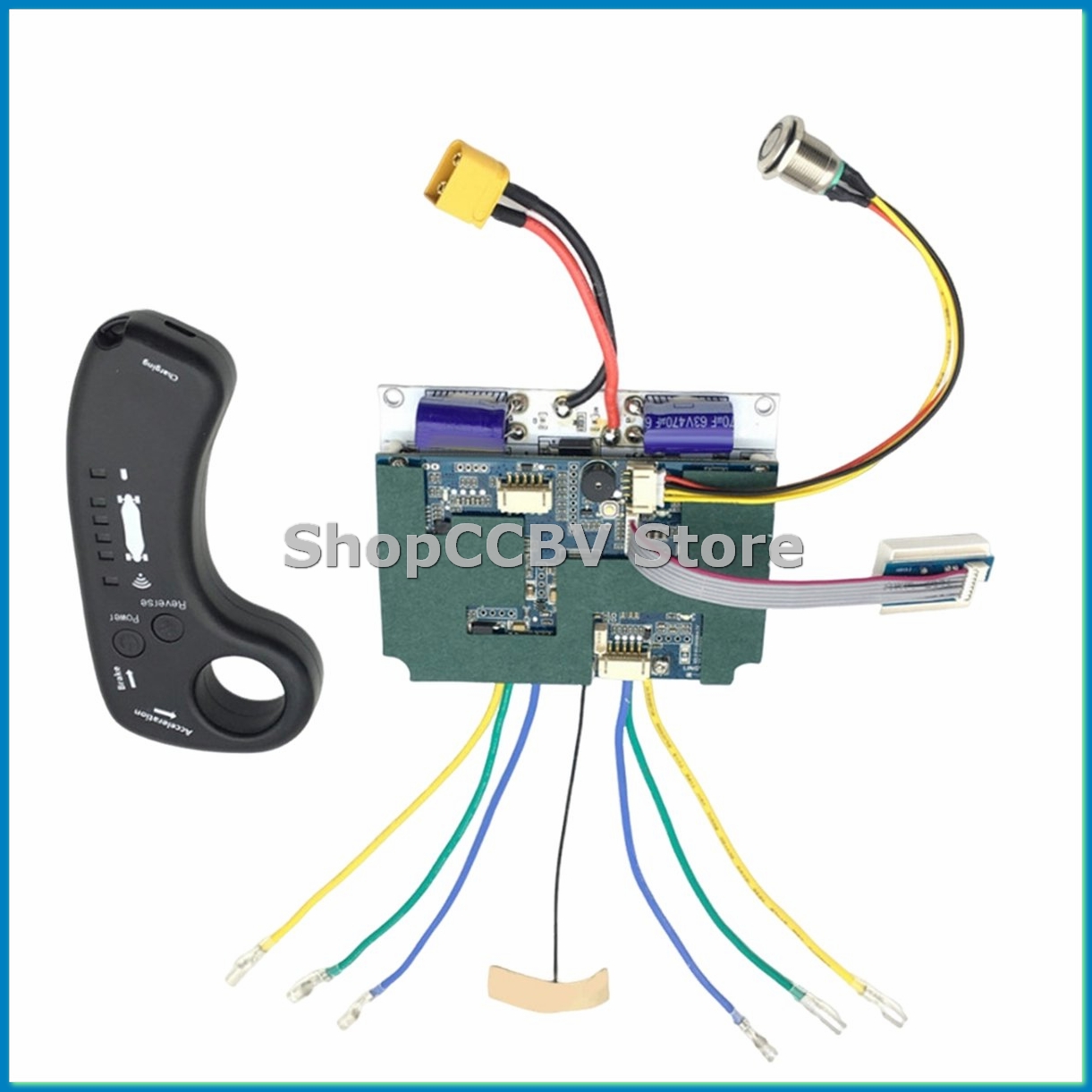 Skateboard - 10S 24/36V デュアルベルトハブモータードライブ ESC 2.4G リモートコントロールモーター電動スケートボードロングボードコントローラー(ベルト用)-A55K