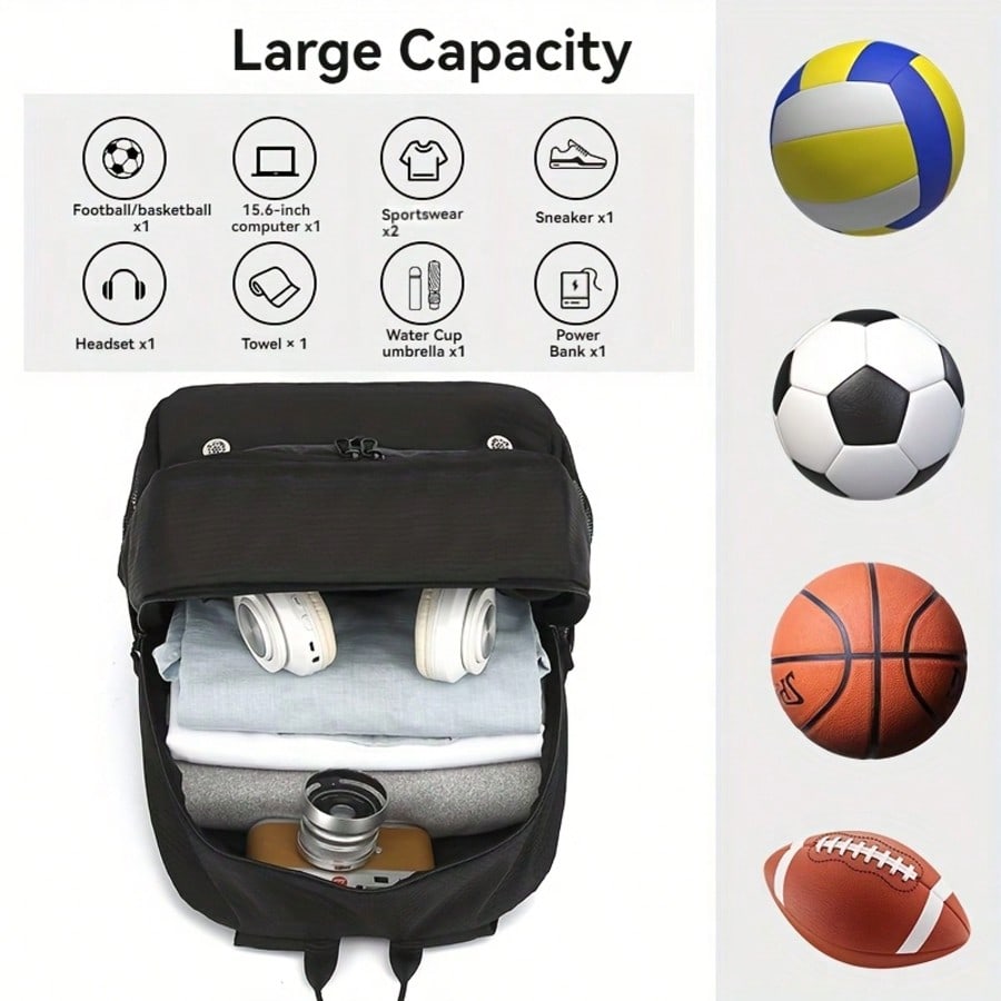 サッカーバッグ、バックパック、バスケットボール用スクールバッ - Gym Ball のレビューと価格