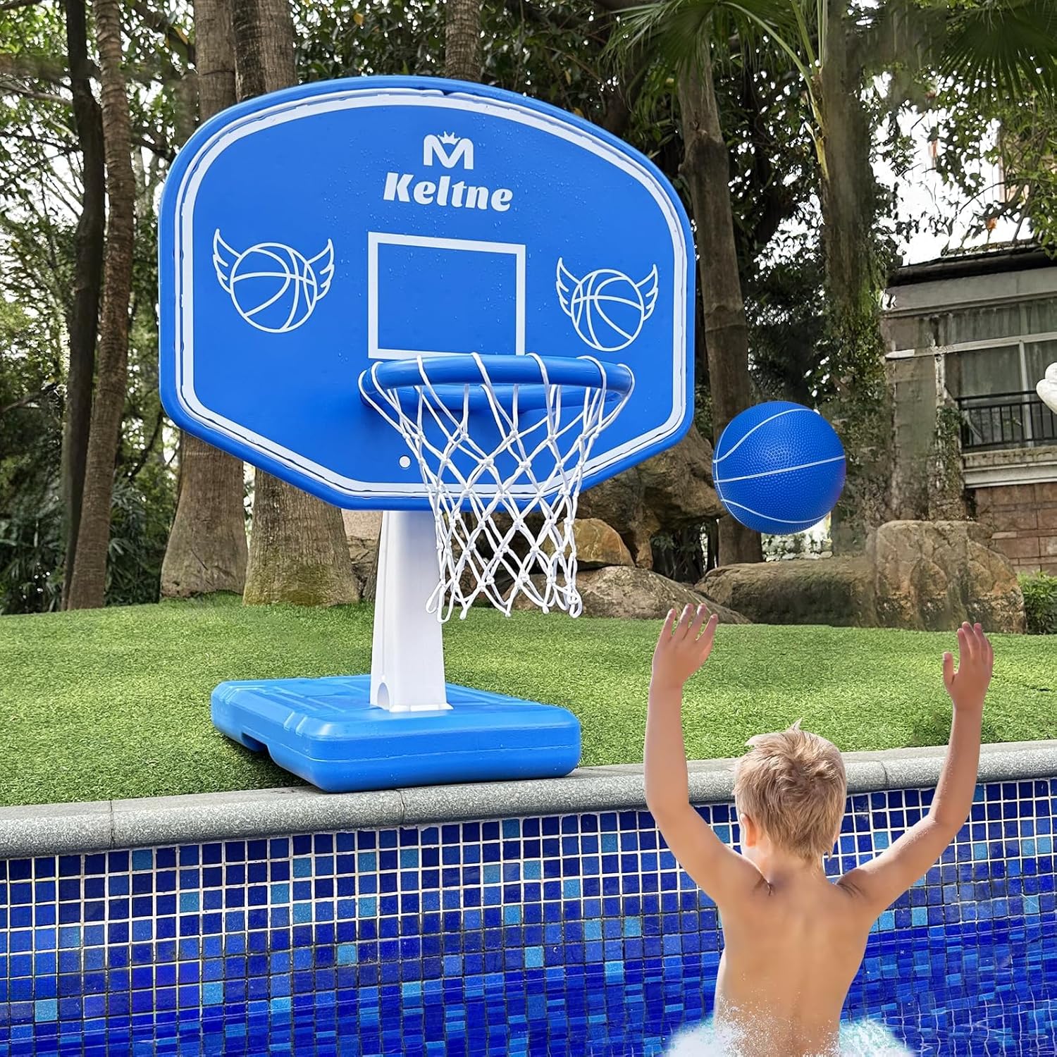 大型スイミングプールバスケットボールフープ、拡張された頑丈な - Basketball Hoop のレビューと価格