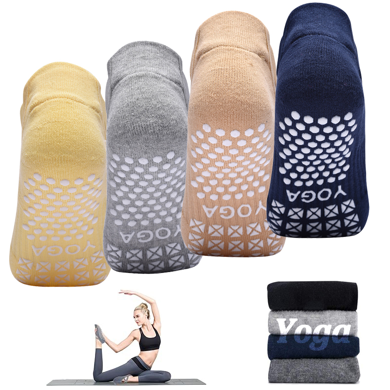 女性ノンスリップヨガソックスシリコーン屋内綿包帯バックレスピ - Yoga Mat のレビューと価格