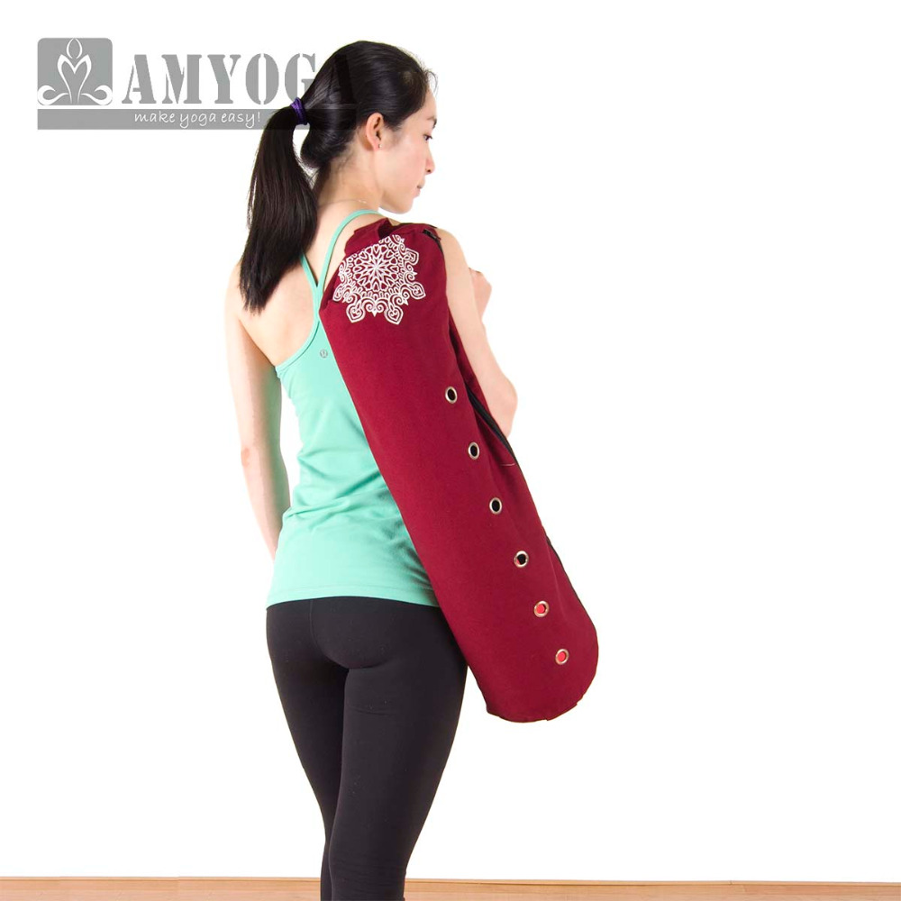 キャンバスヨガマットバッグ シングルショルダー ジムマットバ - Yoga Mat のレビューと価格