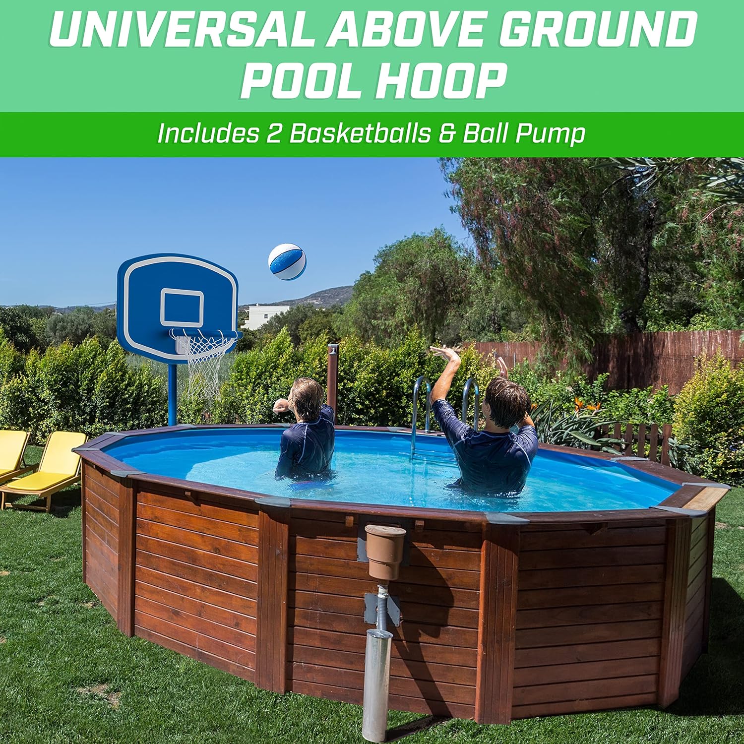 地上プール用バスケットボールゲームセット（プールバスケットボ - Basketball Hoop のレビューと価格
